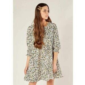 Rylee + Cru Cotton Crepe Floral Dress